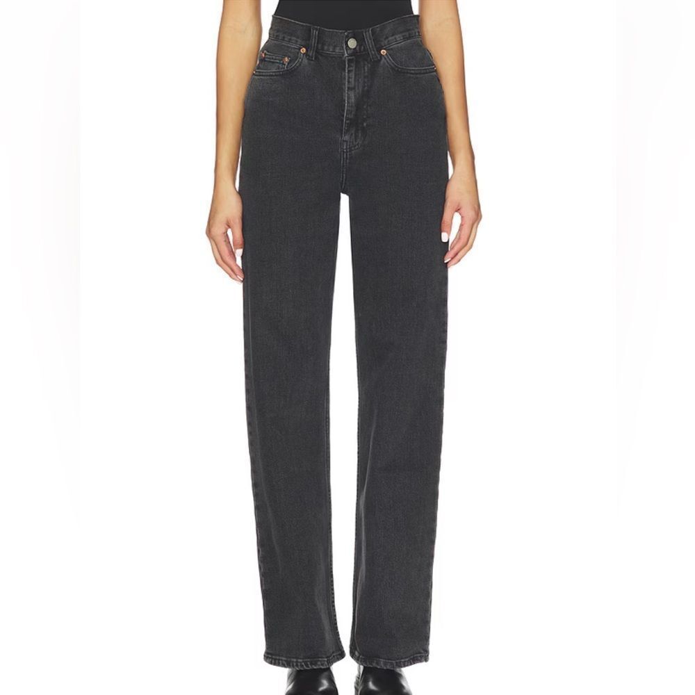 Sunday Best Black Straight Leg Jeans